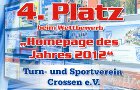 Wettbewerb beste Homepage 2012